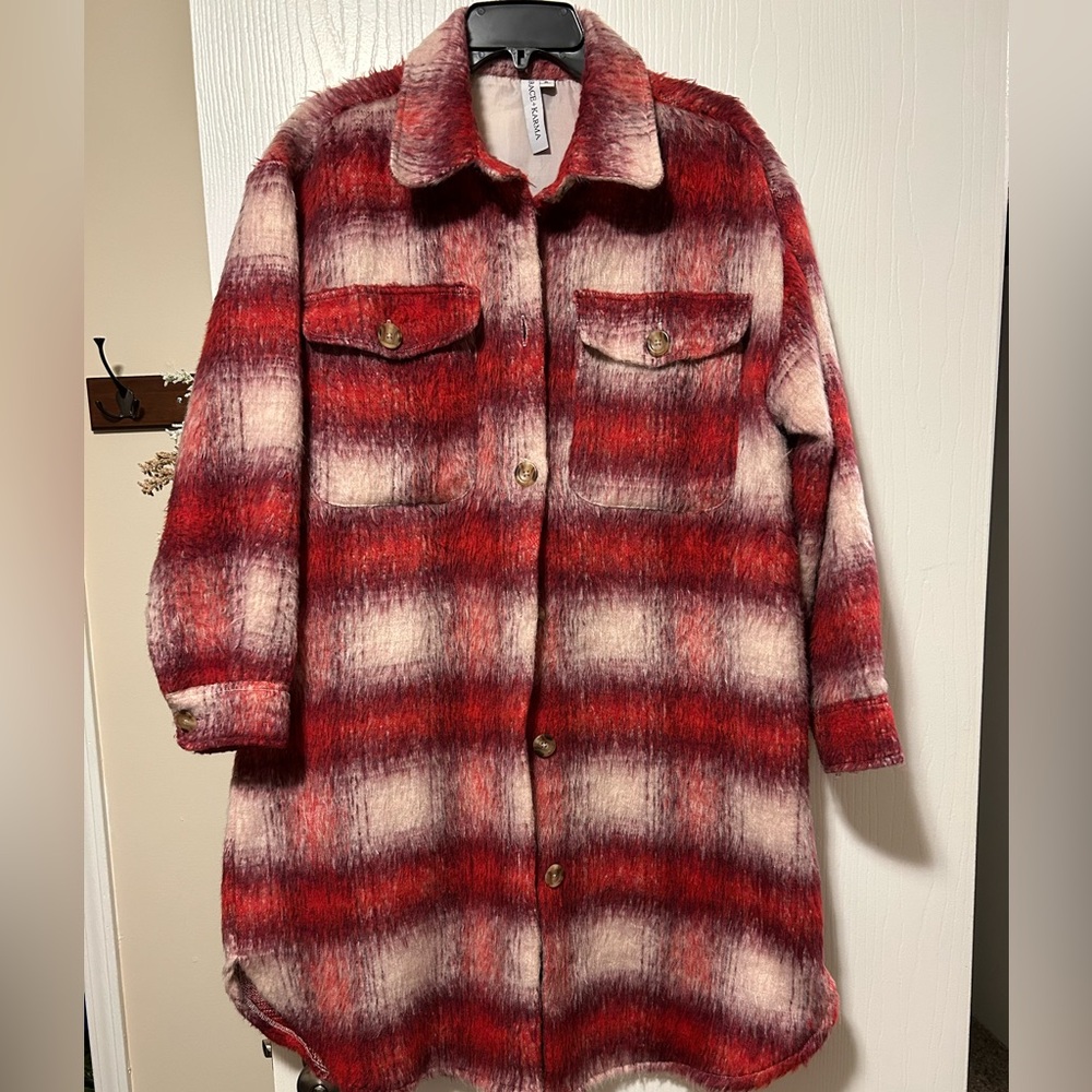 Ladies shirt jacket